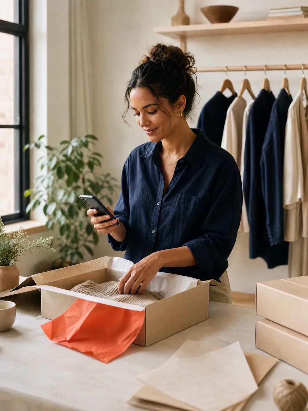 Exemplo visual: lojas e e-commerce e atendimento comercial com a SIMA.AI